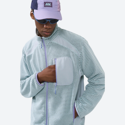 Hex Honeycomb Fleece Jacket - Unisex