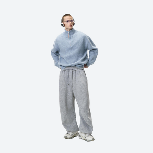 Flock BoxFleece Half-Zip Sweatshirt/Wool Sweater - Unisex