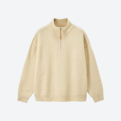 Flock BoxFleece Half-Zip Sweatshirt/Wool Sweater - Unisex