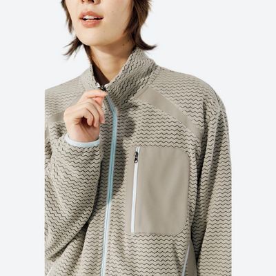 Hex Honeycomb Fleece Jacket - Unisex