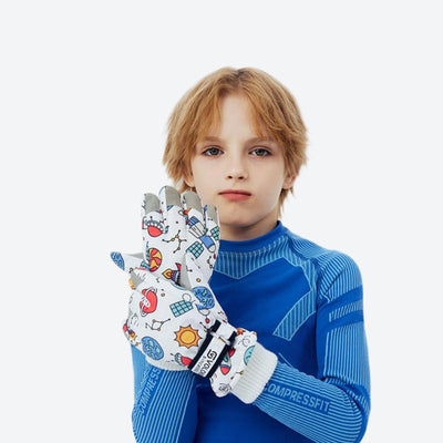 Cosmo Kids' Full-Finger Snow Gloves