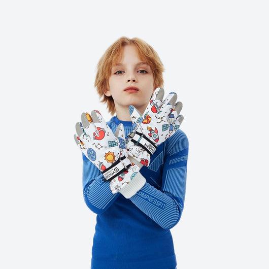Cosmo Kids' Full-Finger Snow Gloves