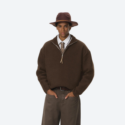 Flock BoxFleece Half-Zip Sweatshirt/Wool Sweater - Unisex
