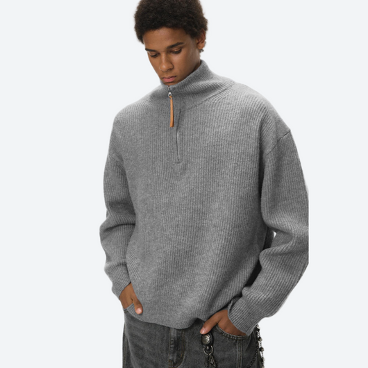 Flock BoxFleece Half-Zip Sweatshirt/Wool Sweater - Unisex