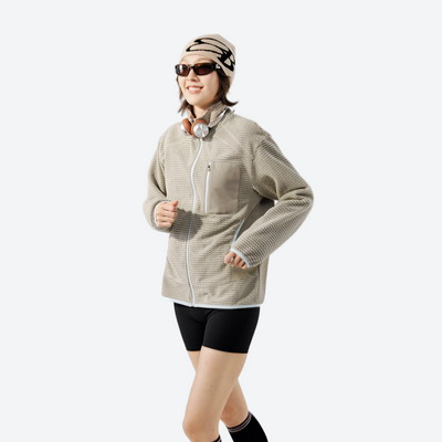 Hex Honeycomb Fleece Jacket - Unisex