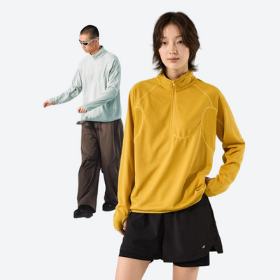 Flock BoxFleece Half-Zip Sweatshirt/Wool Sweater - Unisex