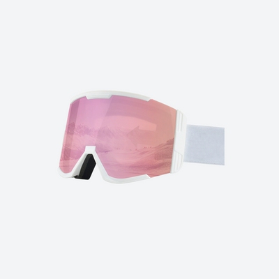Aurora White Cylindrical Goggles