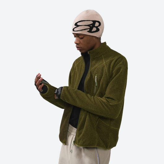Hex Honeycomb Fleece Jacket - Unisex